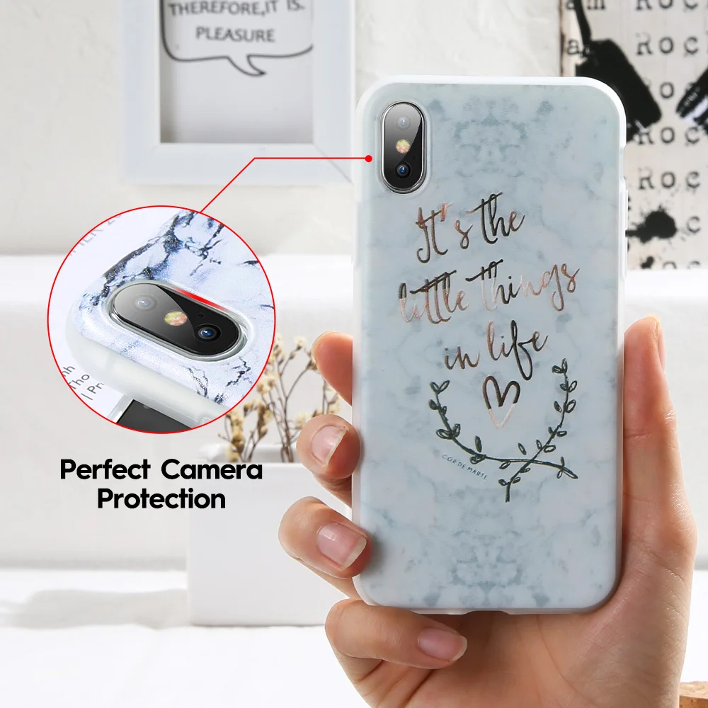 KISSCASE-Marble-Phone-Case-For-iPhone-5-5s-Se-X-XS-Max-XR-Rose-Pattened-Soft (1)