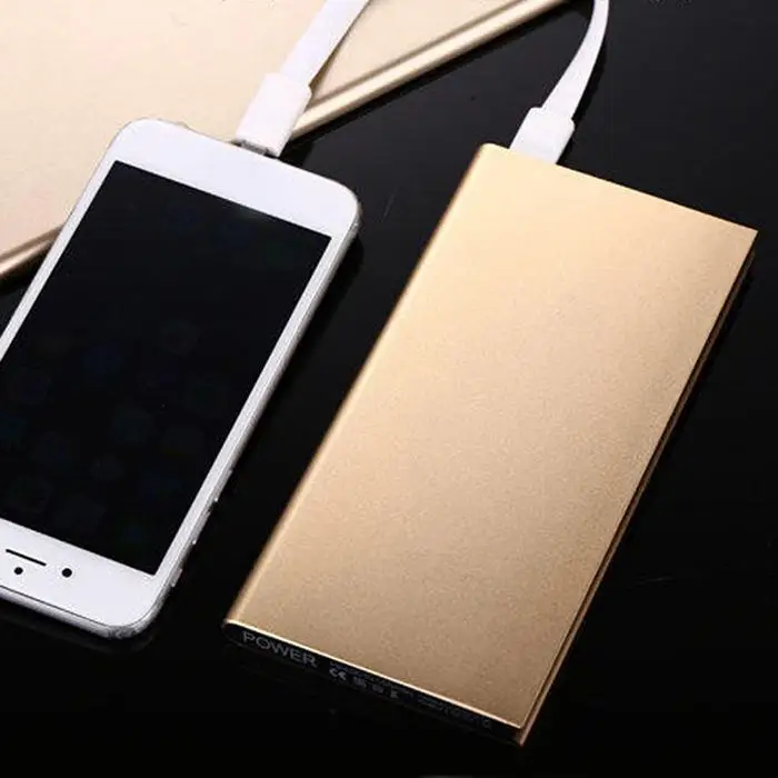 9mm Ultra-thin 20000mAh Power Bank Portable External Battery Pack Mobile Phone Charging Powerbank For Xiaomi MI iPhone X Note 8