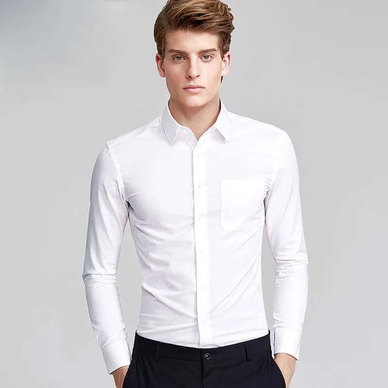 Рубашка Белая Для Мужчин Купить