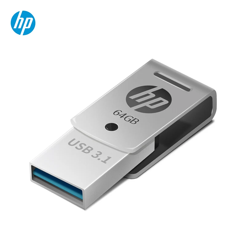  HP USB tipo c Flash Drive 16GB 32GB 64GB Pen Drive Smart Phone Type C OTG Memory Mini U Stick 3.1 D