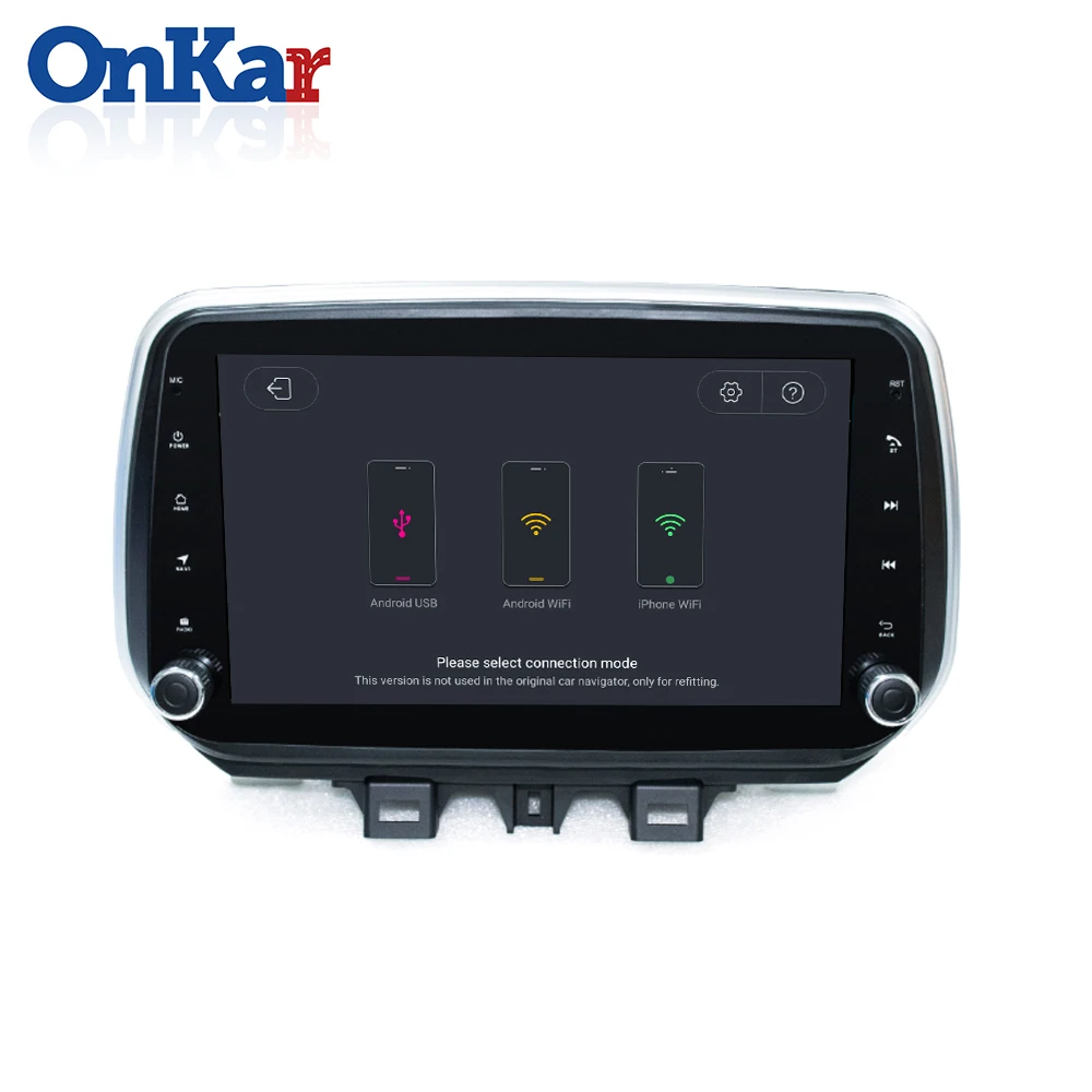 ONKAR Автомобильный GPS радио для Hyundai Tucson ix35 2019 с Android Octa Core 9 0 система Мультимедиа