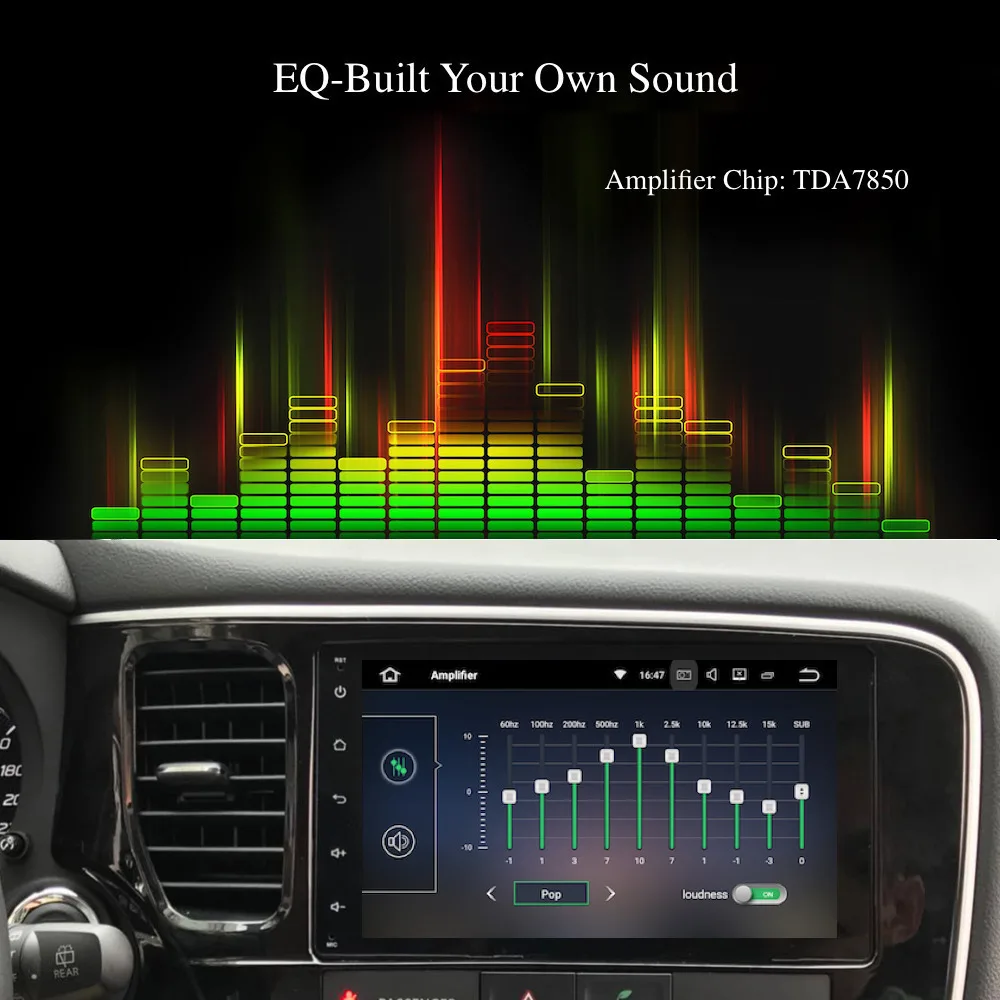 Flash Deal 8" 2 din Car Radio Android 8.0/7.1 for Mitsubishi Outlander 2014 2015 Multimedia Support Rockford Amplifier Built-in Gps 5