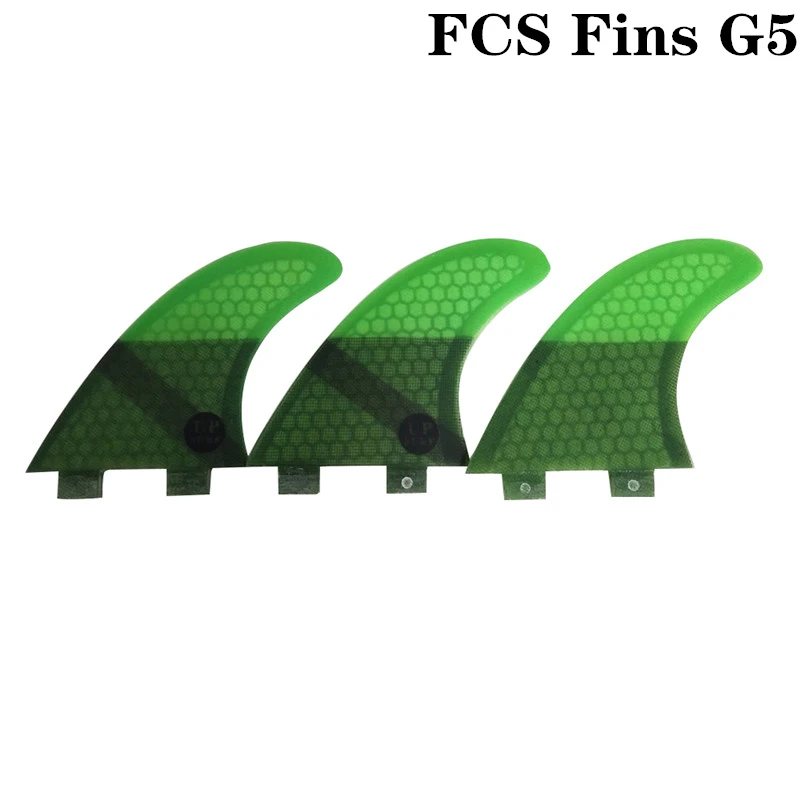 FCS G5 плавники для серфера FCS ласты для серфинга сотовый плавник из Стекловолокна Плавники 4 цвета