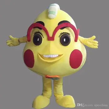 

High quality Professional cute Pease Mascot Cartoon Character Costume Adult Size Pease Mascot Costumes Birthday Fancy Party Dres