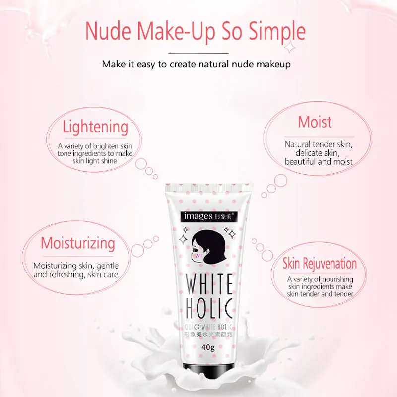 images Quick Whitening Face Cream Long Lasting Moisturize Oil Control Skin Care Cover Pores Acne Nude MakeUp Base Brighten images Quick Whitening Face Cream Long Lasting Moisturize Oil Control Skin Care Cover Pores Acne Nude MakeUp Base Brighten