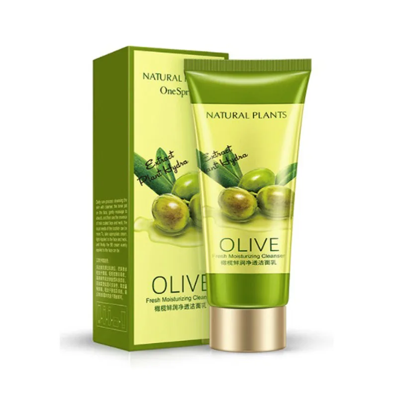 New Olive Extract Moisturizing Facial Pore Cleanser Face Washing