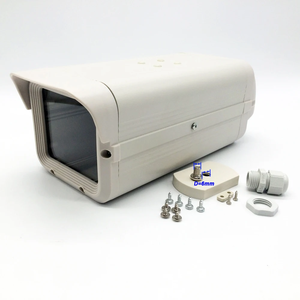 OwlCat внутренняя Внешняя камера видеонаблюдения корпус камеры видеонаблюдения корпус алюминиевый серый защитный чехол для камеры