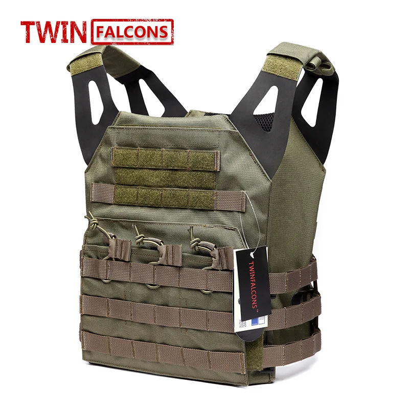 TwinFalcons тактический жилет 1000D Molle пуля доказательство плиты Перевозчик Пейнтбол