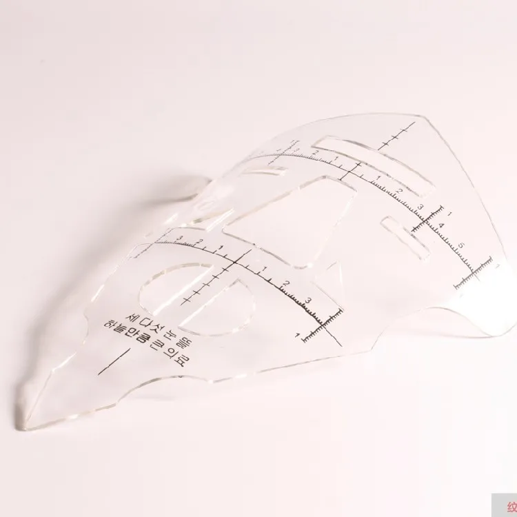 

Eyebrow Grooming Stencil Shaper DIY Eyebrow Positioning Measurement Measure Tool Tattoo Calipers Eyebrow Ruler