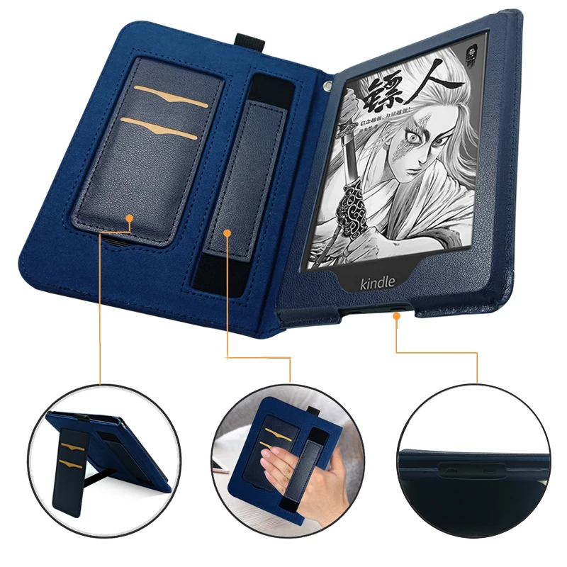 Case Kindle 10th Generation 2019 Magnetic Delicate Cover with Auto Sleep/Wake Handheld Bracket Read Funda Kindle 2019 Case
