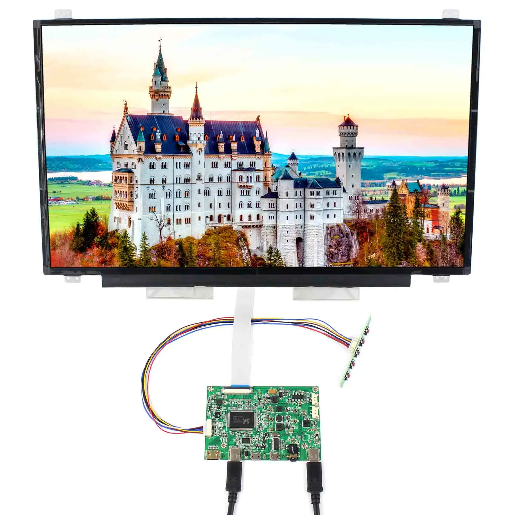 

17.3 inch IPS LCD Screen 1920x1080 N173HCE-E31 with Type-C HDMI Controller Board