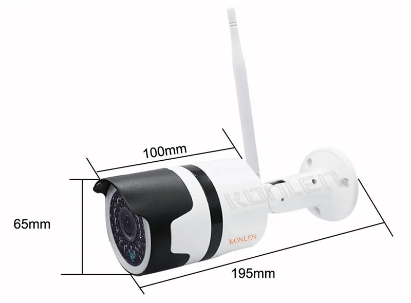 outdoor camera size