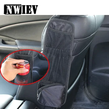 

NWIEV 1X Car Seat side storage bag For BMW X5 E53 F30 F10 E46 E39 E90 E60 F20 Mercedes W205 W204 W211 Audi A5 A6 C5 Accessories