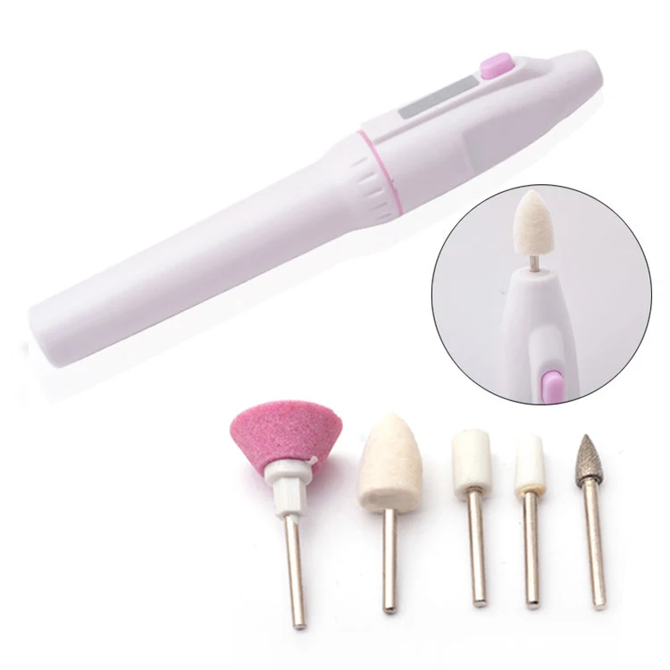 

5 Nail Drill Handpiece Bit Professional Electric Nail Drill Nail File Tool Dotting Pen Manicure and Pedicure For UV GEL Polish