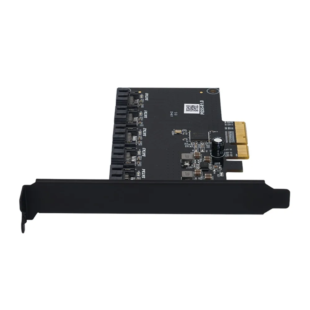 ORICO PCI-E до 5-Порты и разъёмы SATA3.0 Плата расширения PCI-E X4 слот Поддержка 6 Гбит/с PCI-E SATA Адаптер HUB с Светодиодный индикатор