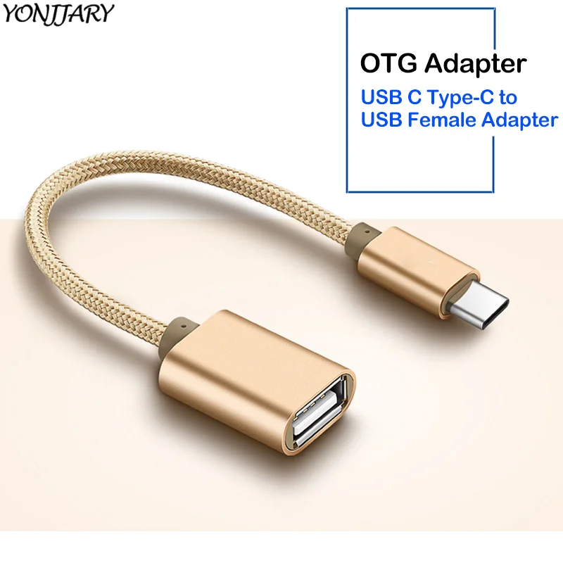 Кабель для передачи данных с разъемом type-C и USB 2,0 OTG для samsung S10+ S10e Oneplus 7 USB C OTG адаптер для huawei Honor 10 20 P20 P30 Pro