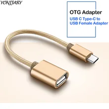 Type-C to USB 2.0 OTG Cable Data Converter for Samsung S10+ S10e Oneplus 7 USB C OTG Adapter for Huawei Honor 10 20 P20 P30 Pro