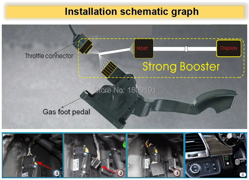 Для baojun 530 электронный контроллер дроссельной заслонки Спринт усилитель мощности конвертер сильный усилитель педаль коммандер для обновления автомобиля