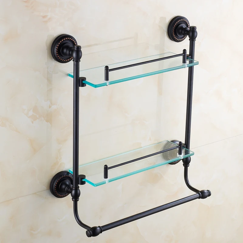 Black Gl Shelves Wall Mounted Home Design Ideas Oil Rubbed Bronze Bathroom Wall Shelf Techieblogie Info Wine Gl Rack Hanging
