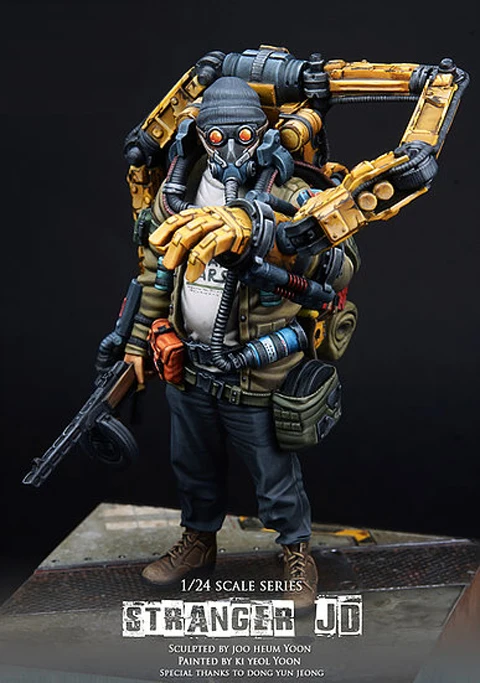 

1/24 Stranger JD, Resin Model figure GK, Unassembled and unpainted kit