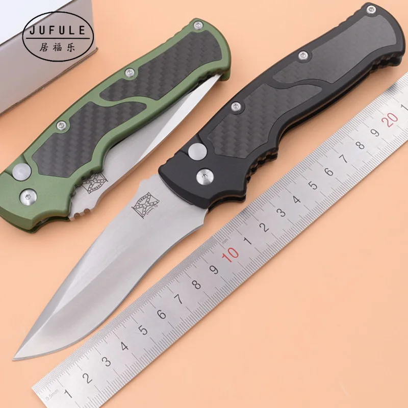 

JUFULE Walter Brend M2 Made D2 blade carbon fiber aluminum handle camping survival outdoor EDC hunt Tactical tool kitchen knife