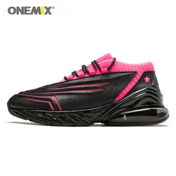 Женские кроссовки-ONEMIX 270 кожа верхний воздух амортизация мягкая подошва кроссовки Повседневная Уличная обувь Max EU 40