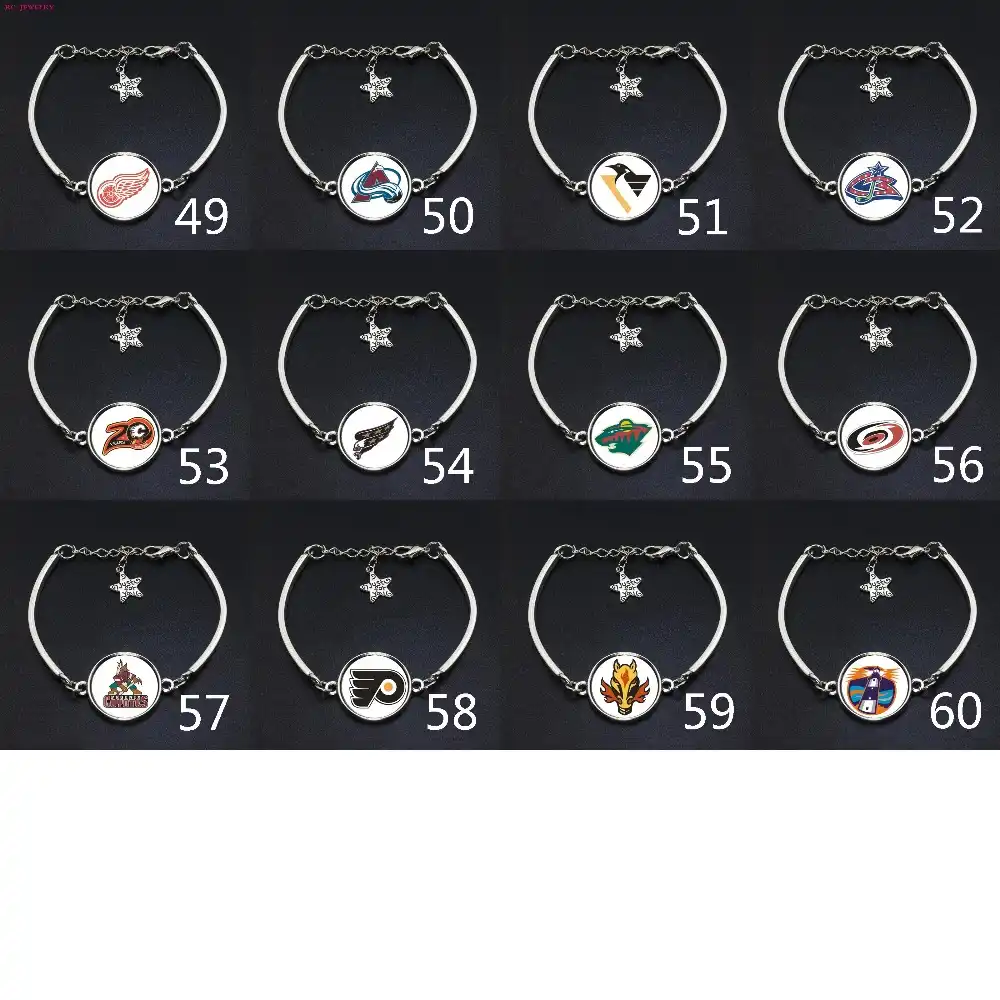 53 # Мода Арканзас Калгари пламя команда браслет ручной работы сплава Bracele