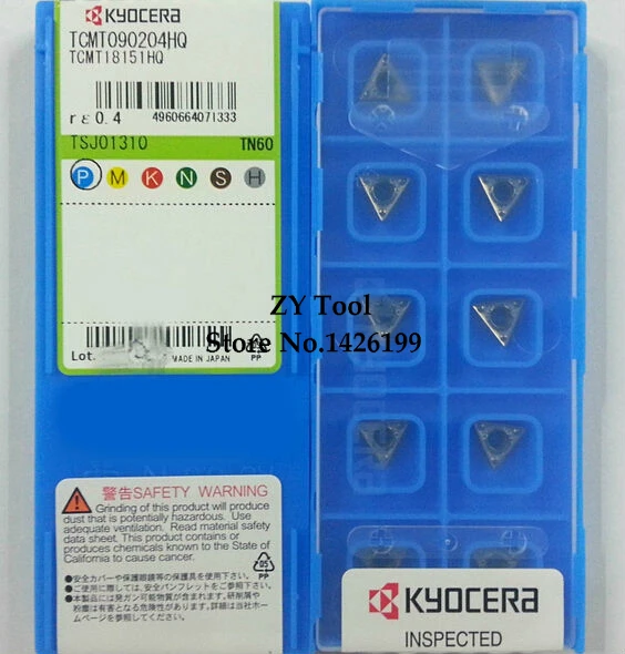 Free shopping!  10PCS TCMT090204-HQ TN60 lathe cutting tools CNC blade alloy carbide cutting tool carbide inserts