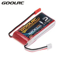 GoolRC RC Battery 2S 7.4V 1200mAh 25C Li-Po Battery with JST Plug for RC Quadcopter Multicopter Cars RC Drone Parts