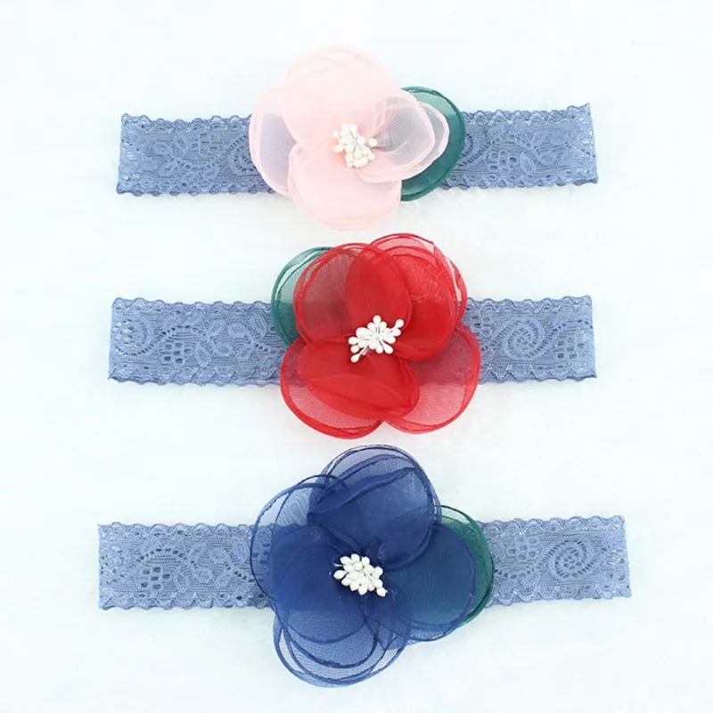 

Lovely Girls Bows Floral Lace Baby Kid Hair Accessories Headband Kids Happy Birthday Party Christmas Hairbands