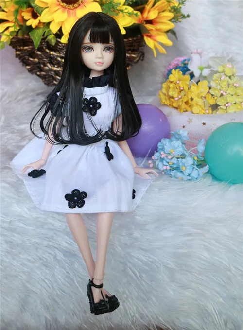 Free shipping cost special offer sale Fairy princess kurhn dolls for girl toys birthday gifts lovely 14 joint body wedding dress - Цвет: C