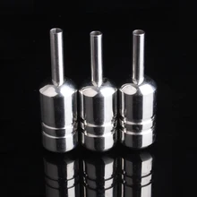 1 шт. ручка машины татуировки 25 мм Серебряный цвет для татуировки ручки поставки