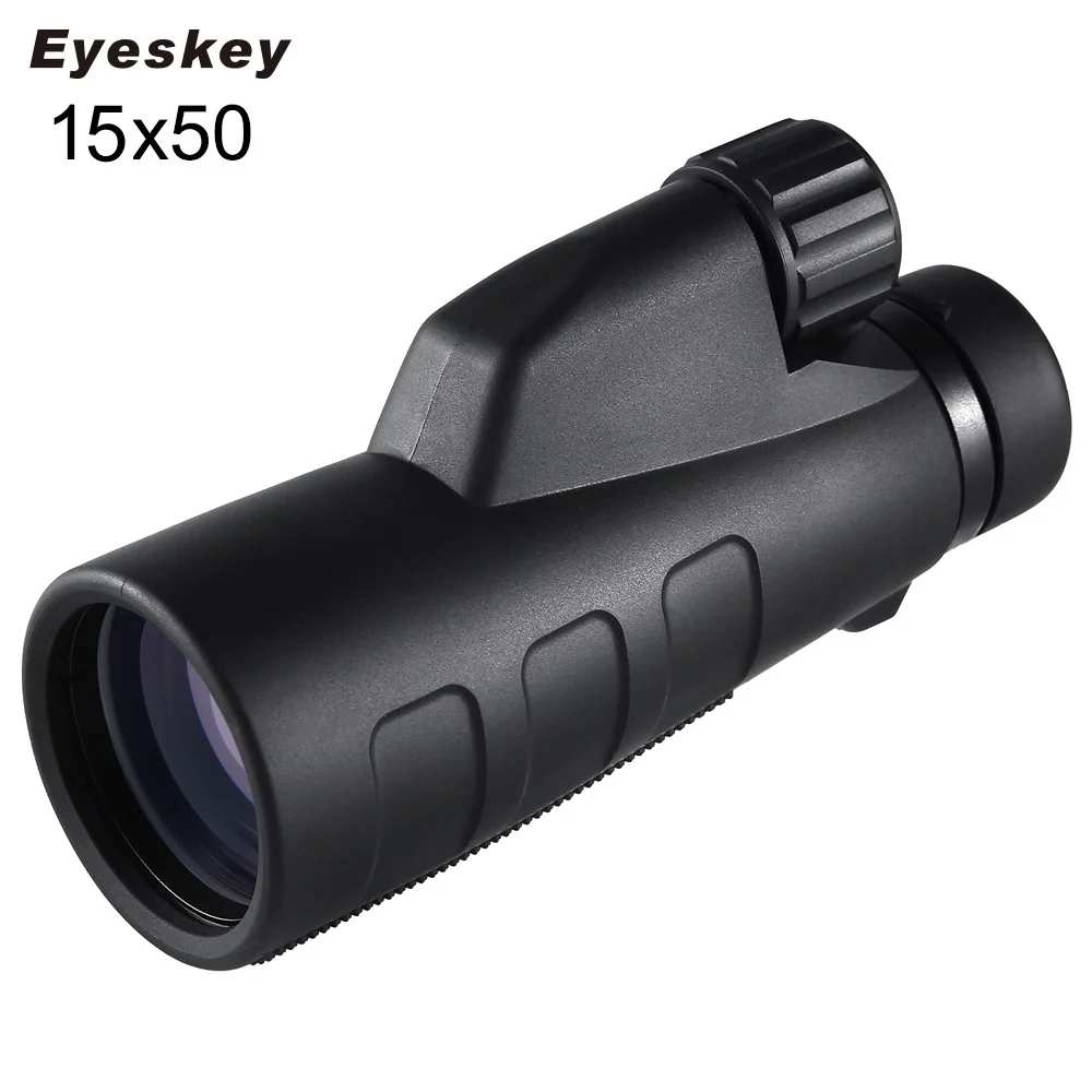 

Eyeskey 15x50 High Magnification Monocular Waterproof BaK4 Prism Optics Telescope for Caming Hunting Outdoor with Tripod