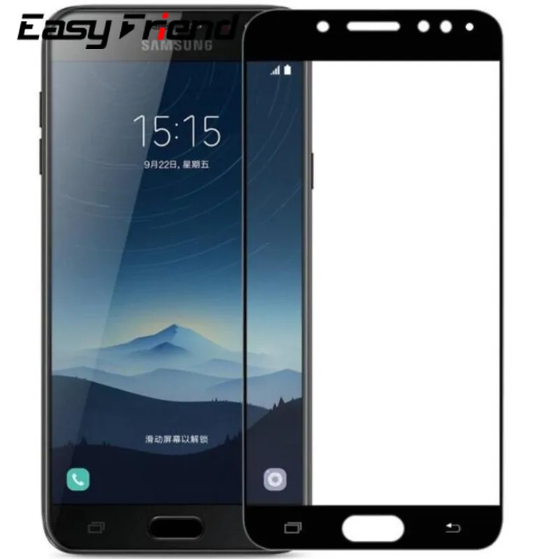 

For Samsung Galaxy C8 J7 Plus J7Plus C7100 Screen Protector Color Protective Film Full Cover Tempered Glass