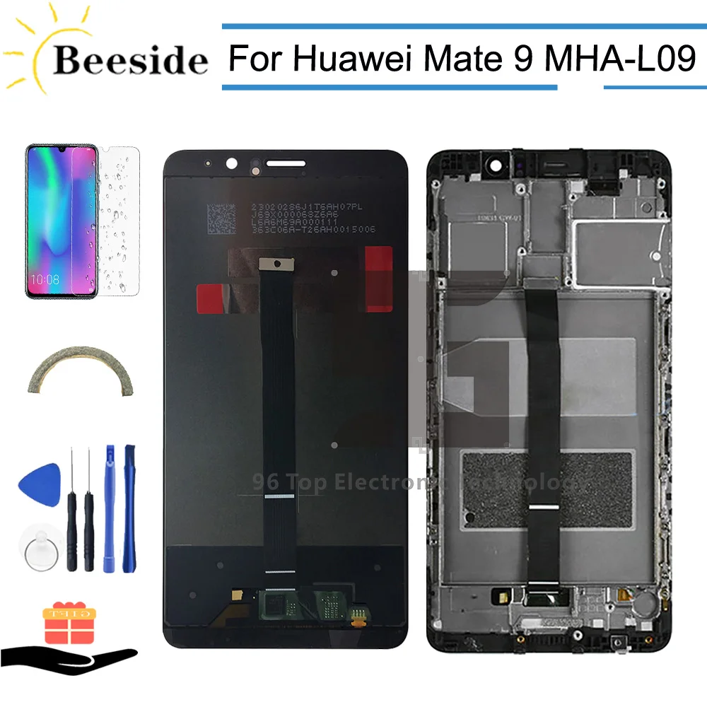 

AA+ Quality LCD + Frame For Huawei Mate 9 MHA-L09 MHA-L29 MHA-TL00 MHA-AL00 LCD Display Touch Screen Digitizer Assembly Replace