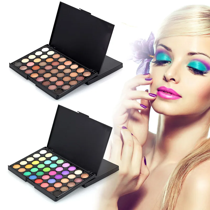 POPFEEL Brand Makeup Eye Shadow Cream Nude Pearl Professional Makeup Eye Shadow Palette 40 Colors
