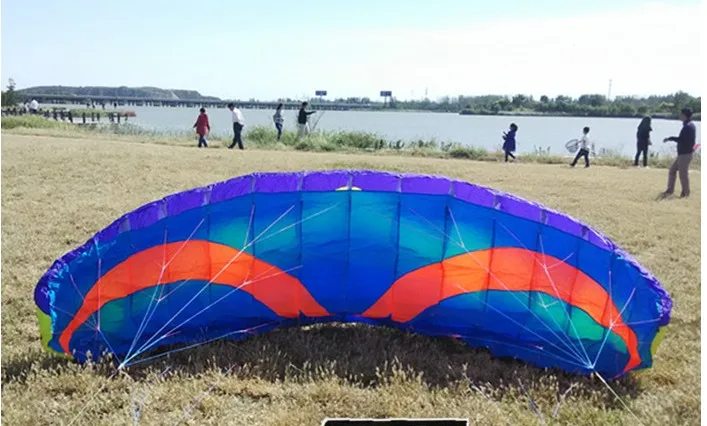 Радужный парашютный воздушный змей для игр на открытом воздухе парапланерные воздушные змеи для взрослых парапланерные воздушные змеи для кайтсерфинга
