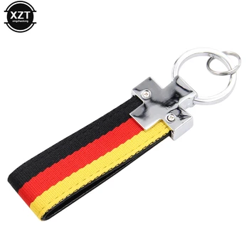 

1pcs Car Key Rings Germany Flag Keychain For BMW M Tech M Sport 1 3 5 E36 E37 E46 E39 E53 E60 E90 X5 X6 Styling hot sale