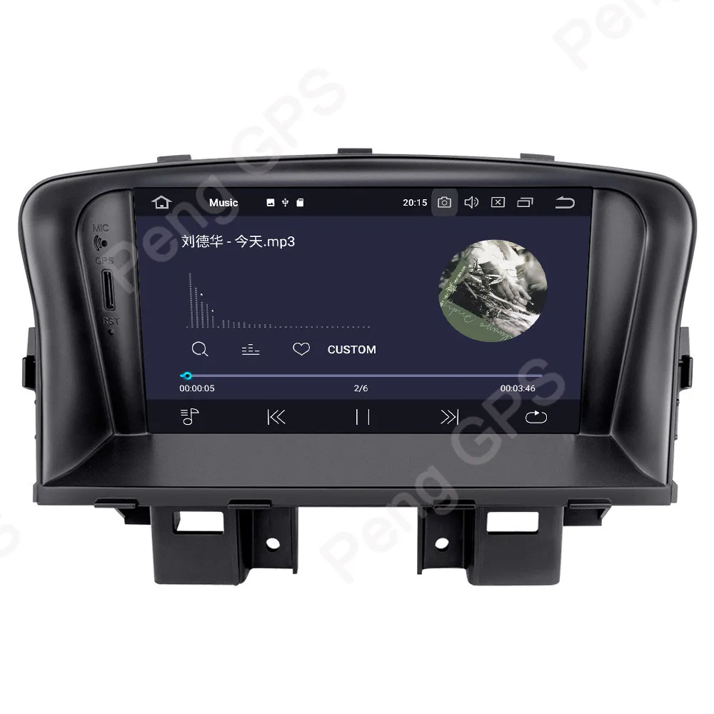 Top 1024* 600 2 Din Android 9.0 Car CD DVD Player GPS Navigation for Chevrolet Cruze 2008 2009 2010 2011 2012 1080P Video Headunit 4