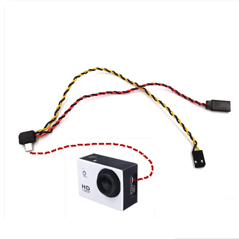 Микро USB кабель для камеры SJ4000 SJ / 5000/6000 AV видеопровод перезаряжаемый FPV передачи