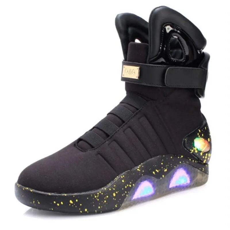 

2019 New Led light Boots for Men,Women,Boys and Girls USB Rechargeable Glowing Shoes Man Fashion Shoes Cool Soldier Boots enfant
