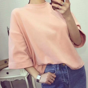 

Best Friends T Shirt Summer Casual Loose T-shirts Women O Neck Short Sleeve Lady Top Tee Pink White Gray