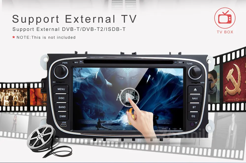 Excellent Android 8.1 2 din AutoRadio Car DVD Player For Ford Focus 2 Ford Mondeo 4 FordC-Max S-Max Kuga Galaxy Transit Connect Navigation 12