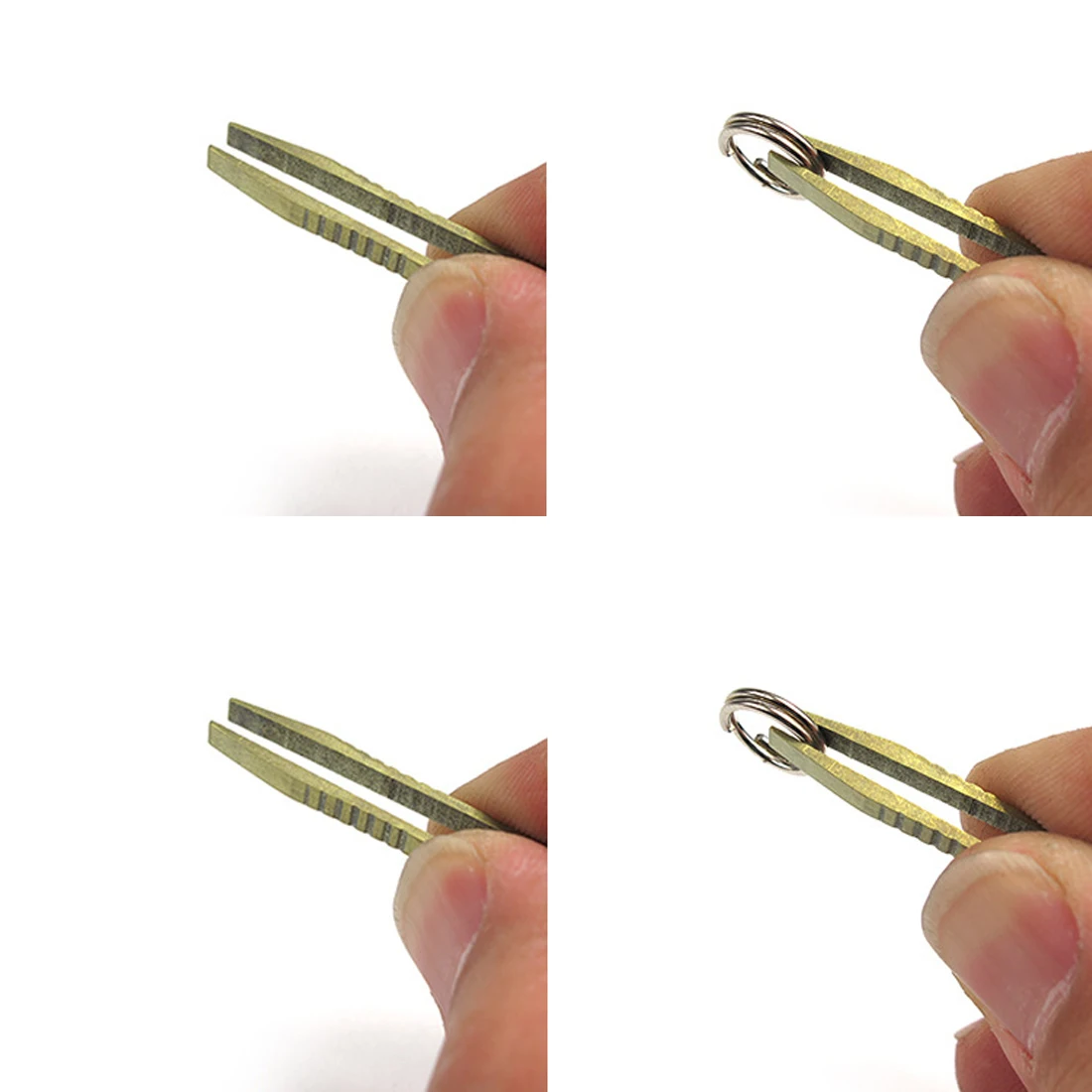

New Outdoor EDC Tweezers Titanium Clips Ultralight Elastic EDC Size S Camping Kit Tools