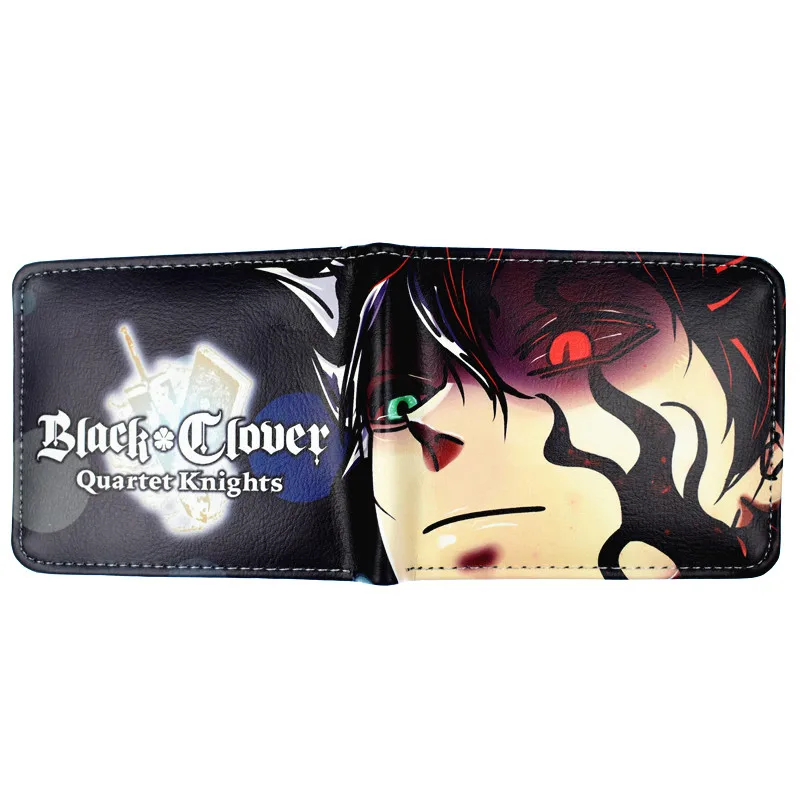 Anime Black Clover Wallet Short Bifold Purse Card Holders Card Coin Gift Anime Black Clover Wallet Short Bifold Purse Card Holders Card Coin Gift