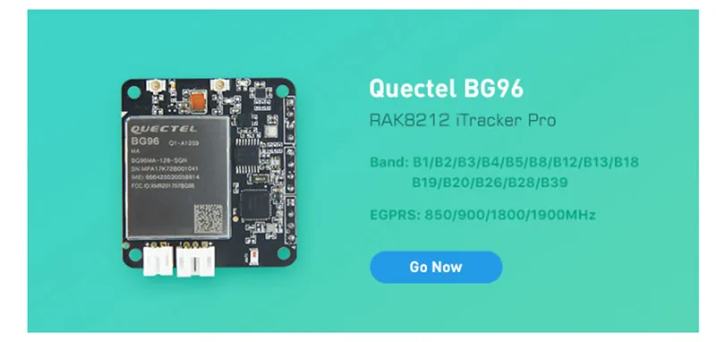 GPRS сенсор узел iTracker модуль Quectel M35 беспроводной модуль дистанционного позиционирования трекер Поддержка Bluetooth 5,0 RAK8211-G Q165