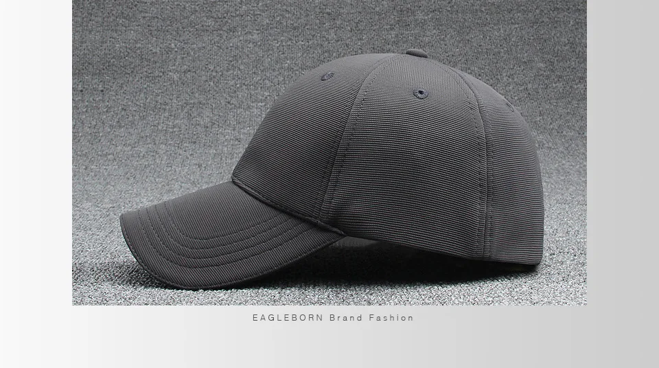 EAGLEBORN Новинка Masculino SnapbackS Casquette Gorras пустой изогнутый сплошной цвет Регулируемая бейсбольная кепка Bone cap s