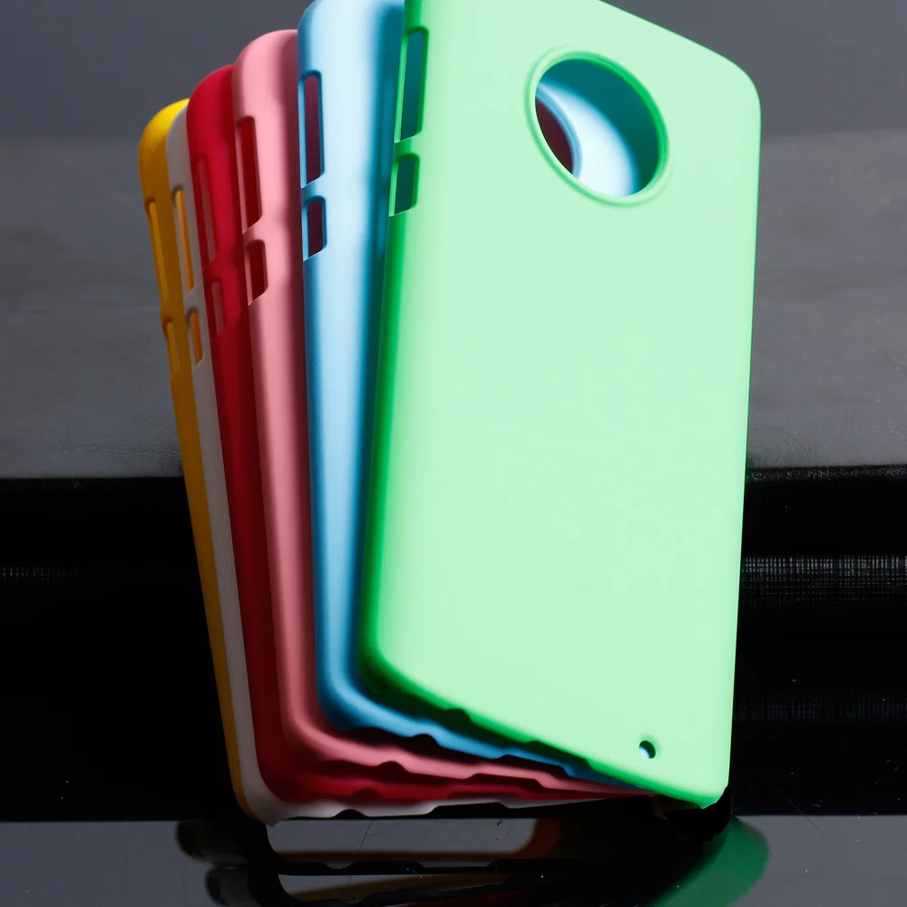Матовый пластиковый чехол 5.93For Moto G6 Plus для Motorola двойной телефон задняя крышка