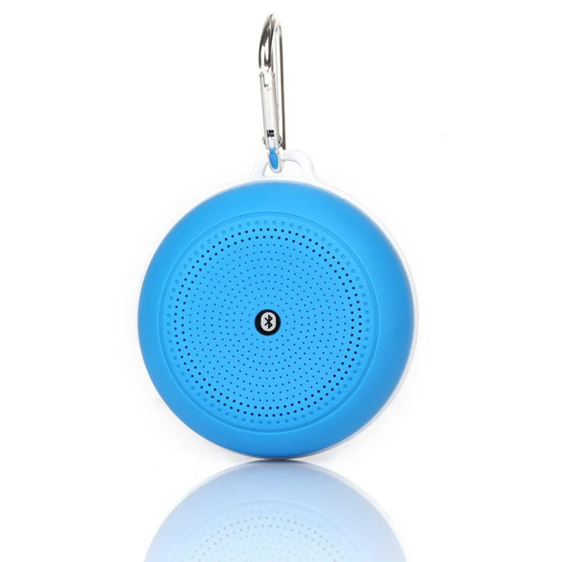 Беспроводной Bluetooth динамик Портативный прочный водонепроницаемый динамик s Мощный драйвер/Встроенный микрофон динамик для путешествий на открытом воздухе - Цвет: Blue