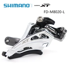SHIMANO Deore XT FD-M8020-L 2x11s боковые качели передний переключатель низкий зажим MTB части велосипеда Shimano подлинные товары Аксессуары для велосипеда